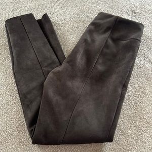 Brown-green Zara pants